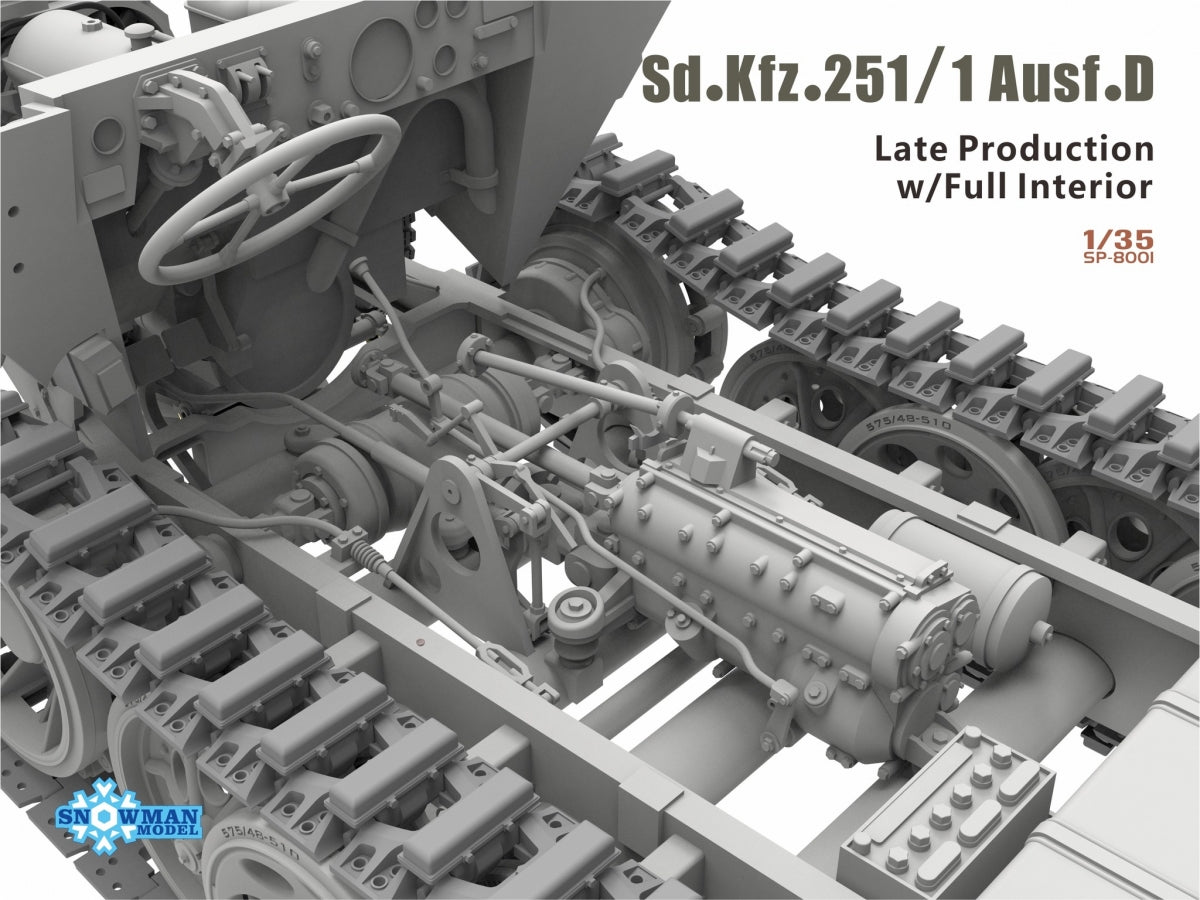 Snowman Model SP-8001 Sd.kfz.251/1 Ausf.D 1/35