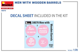 MiniArt 38070 MEN WITH WOODEN BARRELS 1/35 – zdjęcie 5