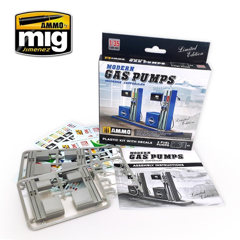 AMMO of Mig Jimenez 8501 MODERN GAS PUMPS Limited Edition 1/35 – zdjęcie 2