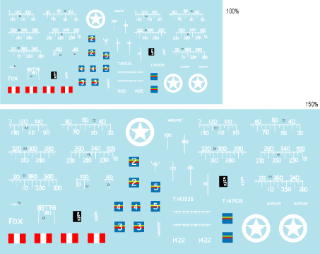 Star Decals 72-A1016 RMASG Sherman. Royal Marines Support tanks in Narmandie 1/72 – zdjęcie 3