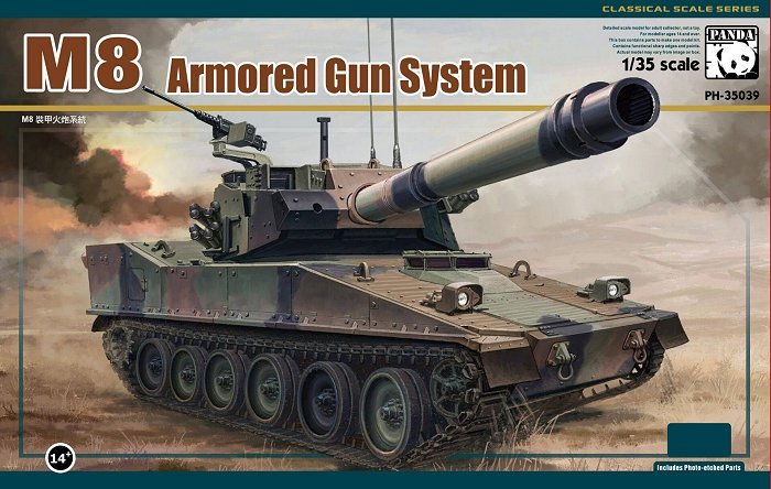 Panda Hobby 35039 Système de canon blindé M8 1/35