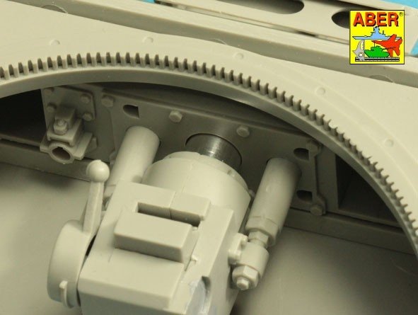 Aber 16 L-21 German barrel 50mm KwK 38L/42 forPz.Kpfw.IIIAusf.G,H,J (early) / Lufa 50mm KwK 38L/42 do czołgu Panzer III G,H,J wczesny 1/16 – zdjęcie 8