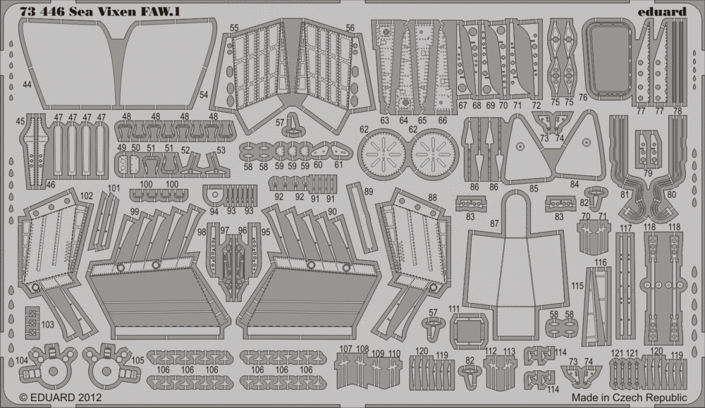 Eduard 73446 Sea Vixen FAW.1 SA 1/72 CYBER HOBBY – image 2