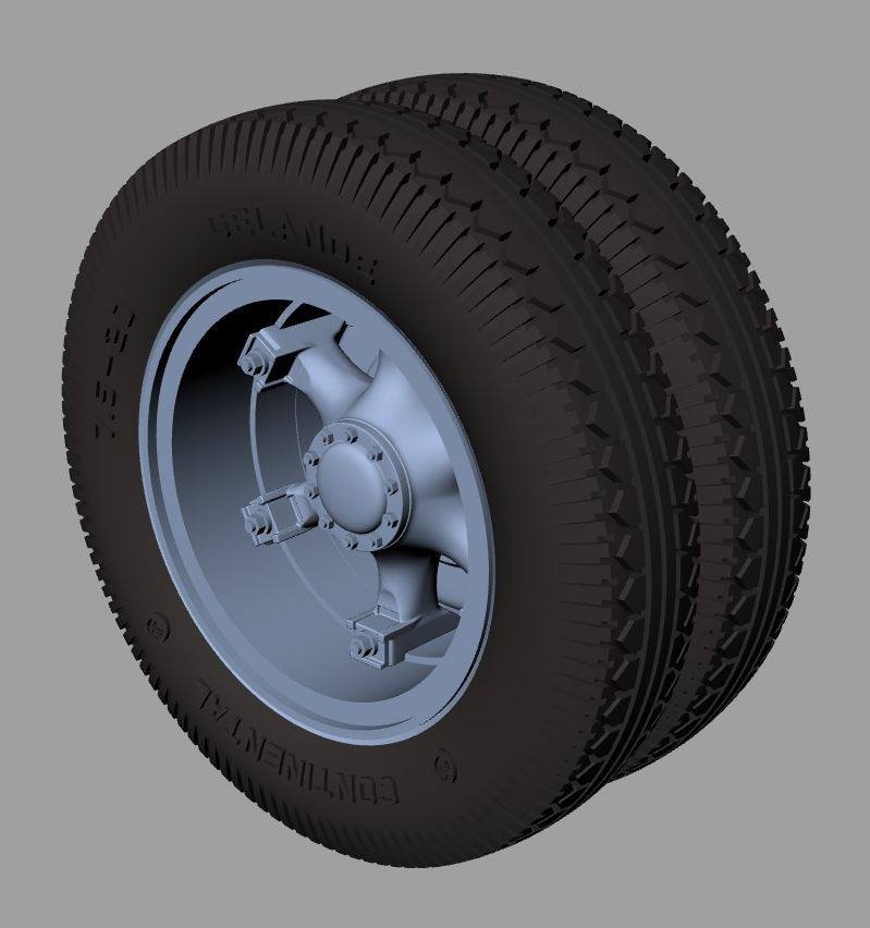 Panzer Art RE35-517 Renault AHN road wheels (Continental) 1/35 – immagine 3