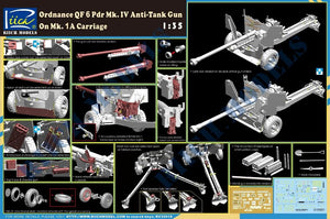 Riich Models RV35018 British Ordnance QF 6 pdr Mk IV Anti-Tank Gun and Mk 1a 1/35 – zdjęcie 2