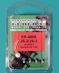 Eureka XXL ER-4808 Towing cable for Soviet IS-2 and IS-3 Tanks 1/48 – zdjęcie 2