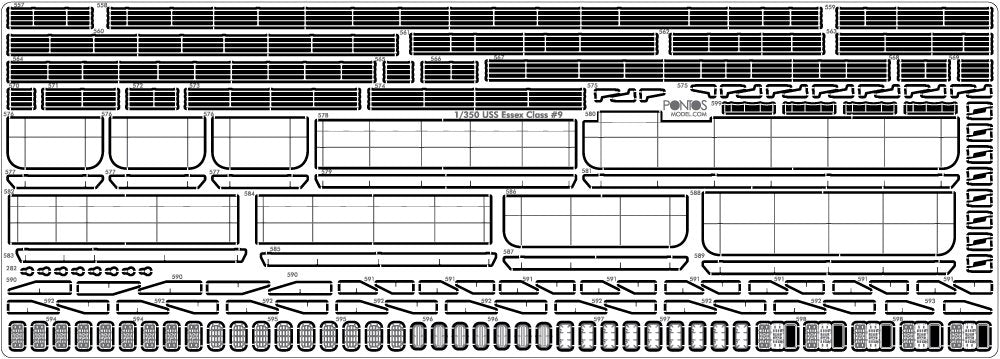Pontos 35006F1 USS CV-9 Essex 1943 Detail Up Set 1/350 – zdjęcie 20