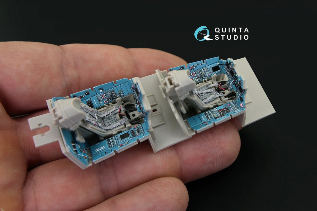 Quinta Studio QD48188 Su-30SM 3D-Printed colored Interior on decal paper (for KittyHawk kit) 1/48 – image 7