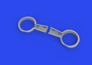 Eduard 672322 Bf 109F wheel bays rounded PRINT EDUARD 1/72 – immagine 3