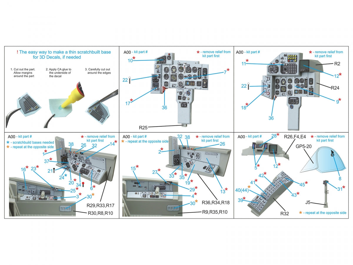 Quinta Studio QDS-32227 MiG-29UB 3D-Printed &amp;amp; coloured Interior (Trumpeter) (Small version) 1/32 – zdjęcie 2