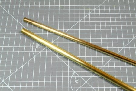 AK Interactive AK9112 BRASS PIPES 1.3MM Ø. 5 UNITS