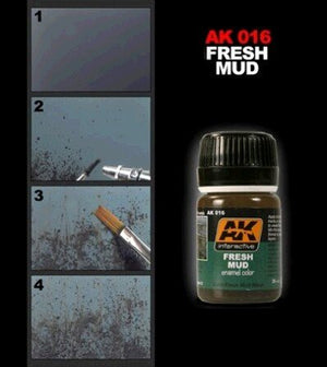 AK Interactive AK016 Fresh Mud 35ml – zdjęcie 2