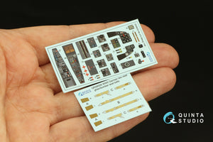 Quinta Studio QD48353 Me 410 3D-Printed &amp;amp; colored Interior on decal paper (Meng) 1/48 – image 4