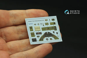 Quinta Studio QD48421 FM-2 Wildcat 3D-Printed &amp;amp; coloured Interior on decal paper (Eduard) 1/48 – zdjęcie 3