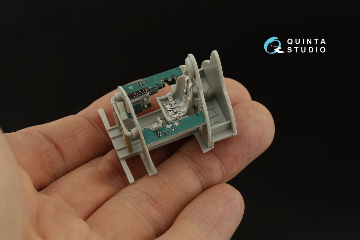 Quinta Studio QD48318 F4F-3 late 3D-Printed &amp;amp; colored Interior on decal paper (Hobby Boss) 1/48 – image 11