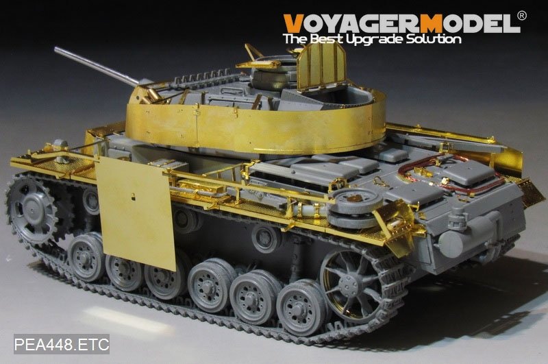 Voyager Model PEA448 WWII German Pz.Kpfw.III Ausf.M/N Additional Armour (For TAKOM) 1/35 – imagen 4