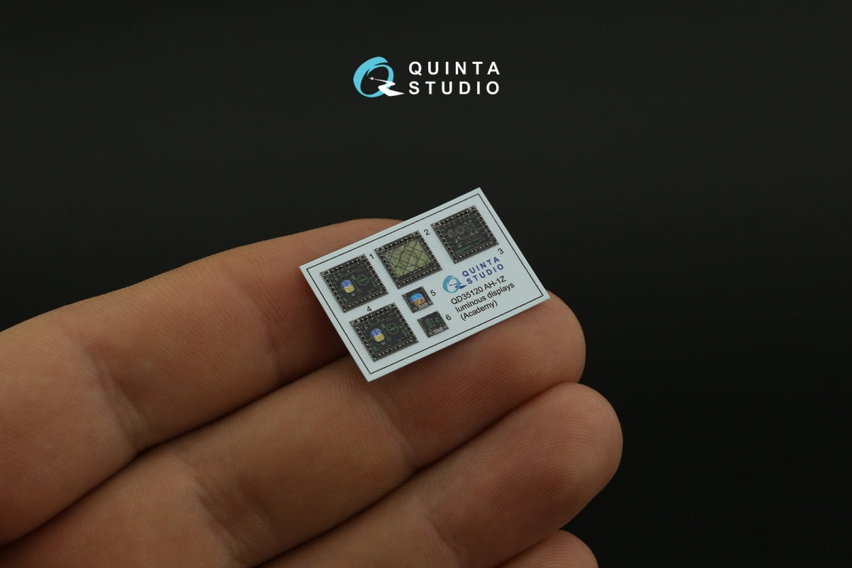 Quinta Studio QD35120 AH-1Z luminous displays for QD+35119/QDS-35119 sets (Academy) 1/35 – image 3