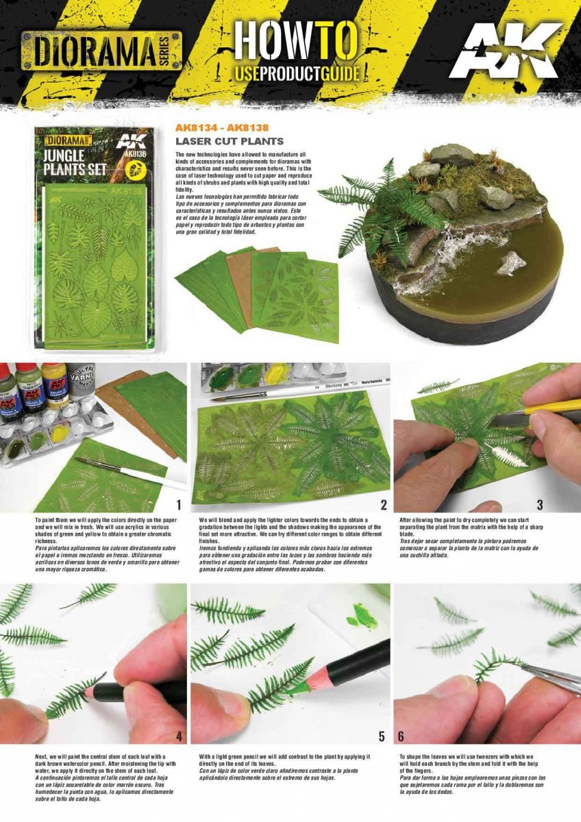 AK Interactive AK8138 JUNGLE PLANTS SET 1/32 AND 1/35 – image 4
