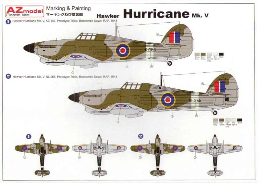 AZ Model AZ7325 Hawker Hurricane Mk.V 1/72 – zdjęcie 2