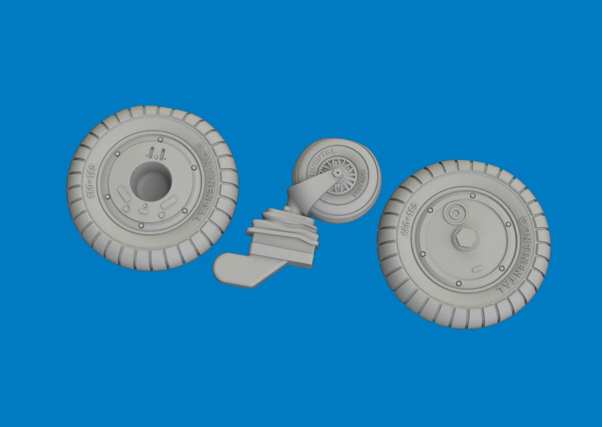 Eduard 672405 Bf 109G-6 wheels Tamiya 1/72 – zdjęcie 2