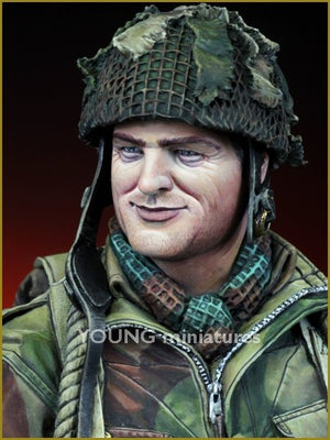 oung Miniatures YM1834 British Paratrooper Northwest Europe WWII 1/10 – zdjęcie 8