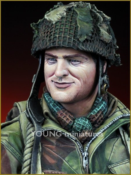 oung Miniatures YM1834 British Paratrooper Northwest Europe WWII 1/10 – zdjęcie 8