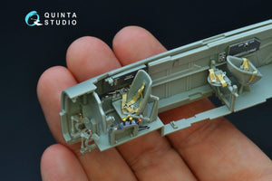 Quinta Studio QD48192 Bf 110C/D 3D-Printed &amp;amp; coloured Interior on decal paper (for Cyber-hobby kit) 1/48 – zdjęcie 2
