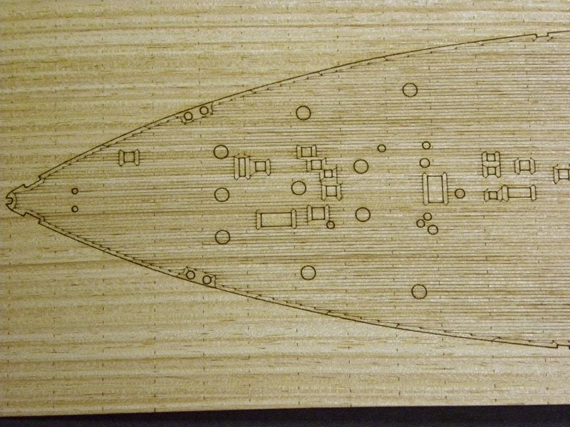 Pontos 35008WD1 HMS King George V Wooden Deck set 1/350 – zdjęcie 2