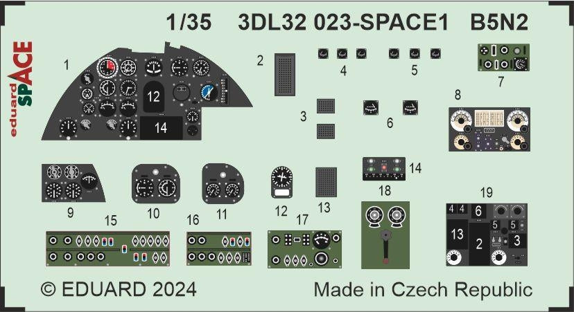 Eduard 3DL32023 B5N2 SPACE BORDER MODEL 1/35 – zdjęcie 3