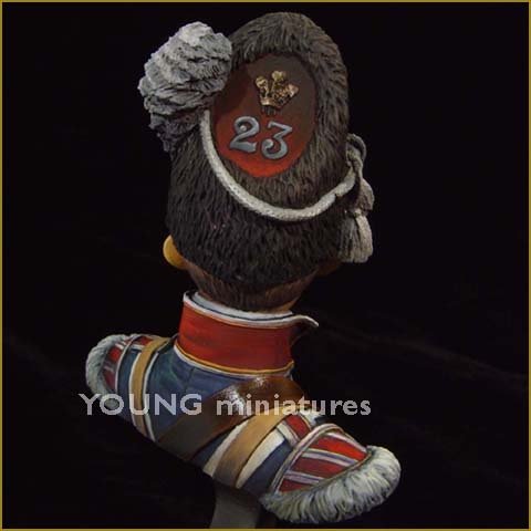 Young Miniatures YH1802 DRUMMER BOY 23RD FOOT ROYAL WELSH FUSILEERS 1/10 – zdjęcie 4