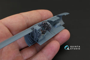 Quinta Studio QD48129 MiG-21PFM (gray color panels) 3D-Printed &amp;amp; colored Interior on decal paper (for Eduard kit) 1/48 – image 6