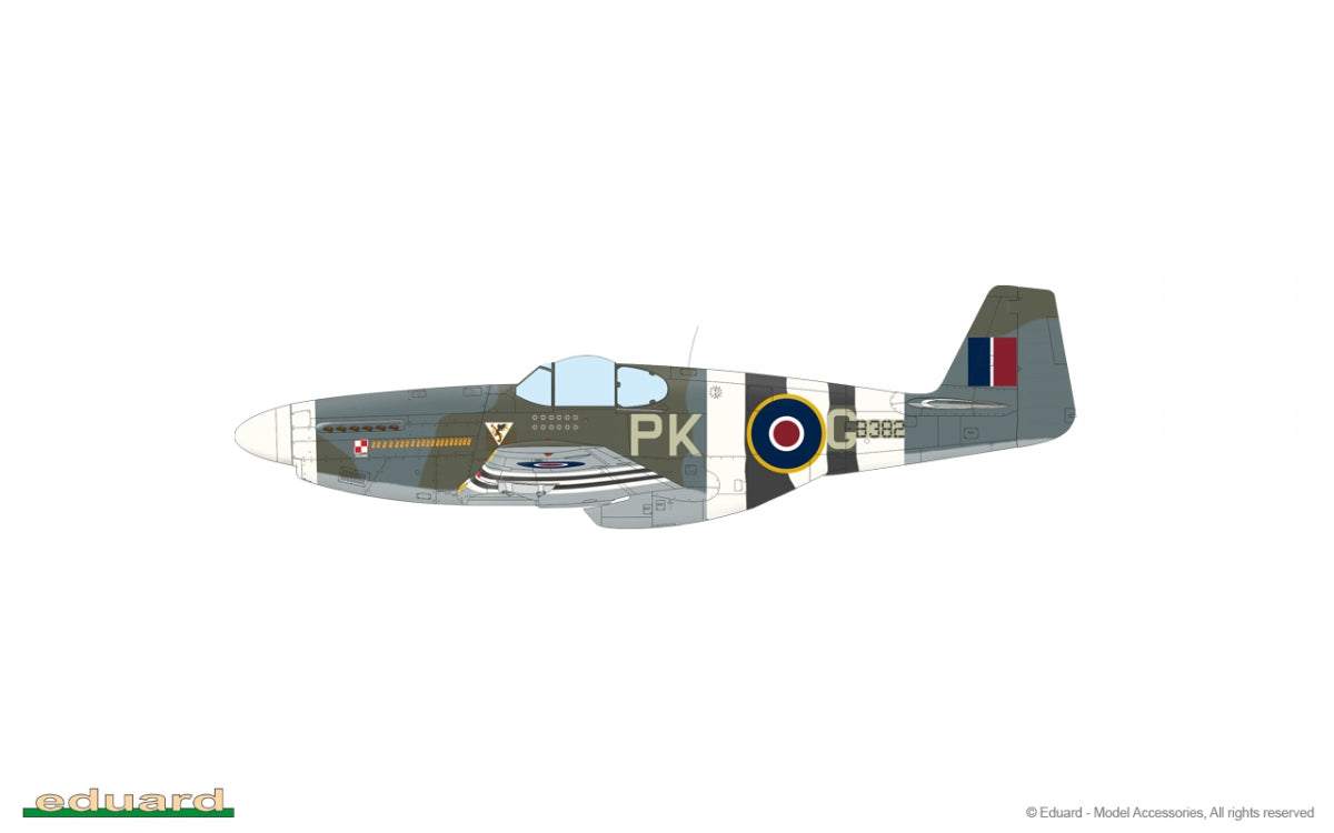 Eduard 11181 OVERLORD: D-DAY MUSTANGS / P-51B MUSTANG DUAL COMBO 1/48 – zdjęcie 13