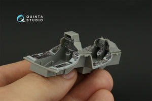 Quinta Studio QDS-48419 F-16D block 40 3D-Printed &amp;amp; coloured Interior on decal paper (Kinetic 2022 tool) (Small version) 1/48 – zdjęcie 12