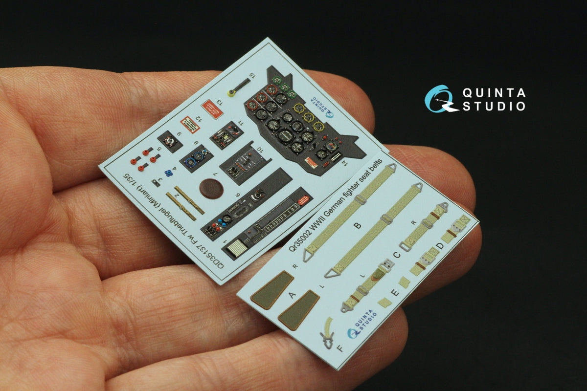 Quinta Studio QD35137 FW Triebflugel 3D-Printed coloured Interior on decal paper (Miniart) 1/35 – zdjęcie 5