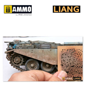 Liang 0001 Weathering Airbursh Stencils – zdjęcie 4