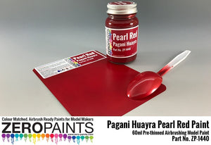 Zero Paints ZP-1440 Pagani Huayra Pearl Red Paint 60ml – zdjęcie 3