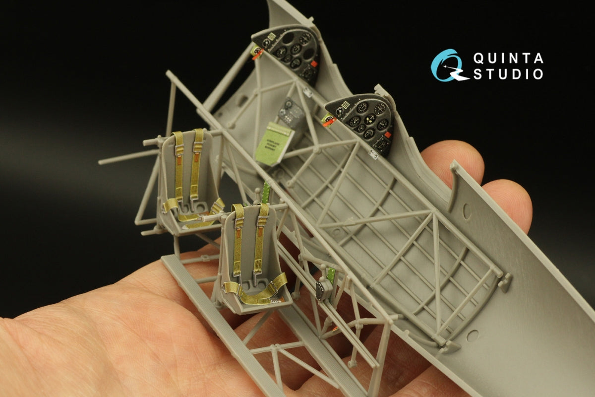 Quinta Studio QD32168 Pt-17 Kaydet 3D-Printed coloured Interior on decal paper (Roden) 1/32 – zdjęcie 10
