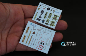 Quinta Studio QD32027 A6M5 (Nakajima prod.) 3D-Printed &amp;amp; colored Interior on decal paper (for Tamiya kit) 1/32 – image 2