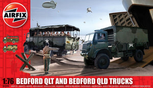 Camions Airfix 03306A Bedford QLT et Bedford QLD au 1/76