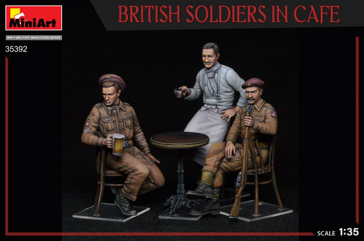 MiniArt 35392 BRITISH SOLDIERS IN CAFE 1/35 – image 7