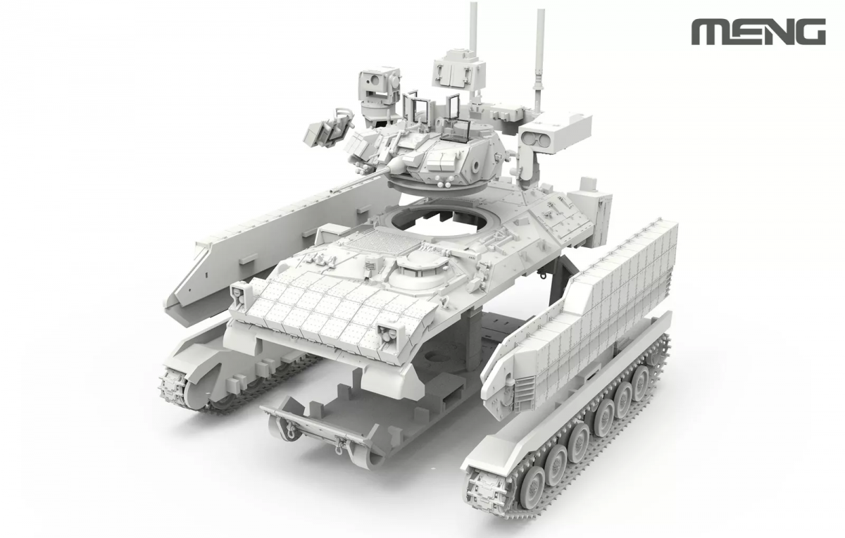 Meng Model 72-005 M2A3 Bradley w/ BUSK III 1/72 – zdjęcie 4