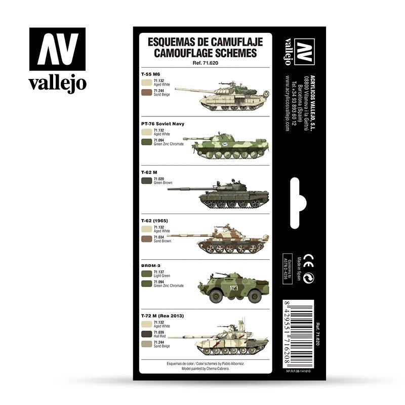 Vallejo 71620 Cold War &amp;amp; Modern Russian Desert Patterns 8x17ml – immagine 2