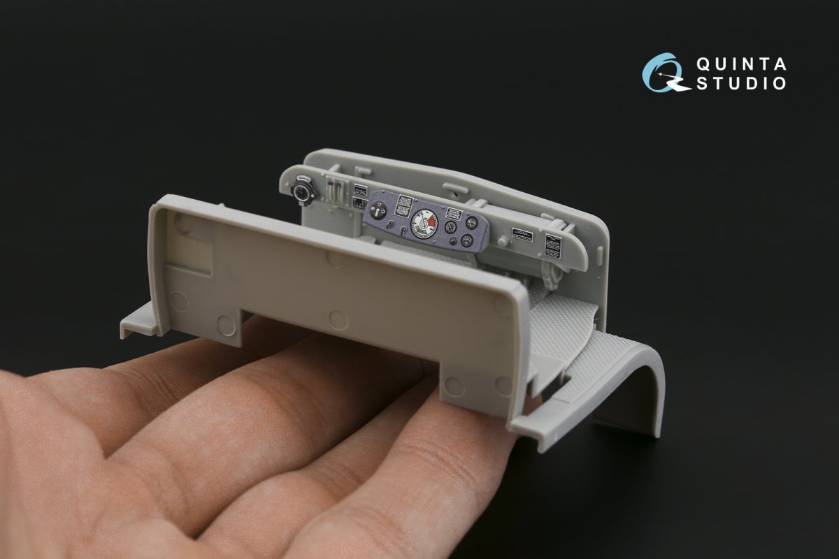 Quinta Studio QD35078 Sd.Kfz.7 family 3D-Printed &amp;amp; coloured Interior on decal paper (Trumpeter) 1/35 – zdjęcie 3