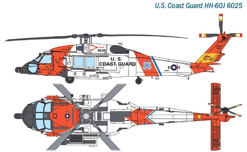Italeri 2741 HH-60J US COAST GUARD (1/48) – image 3