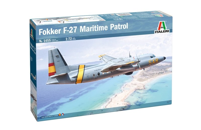 Italeri 1455 Fokker F-27 SAR 1/72 – zdjęcie 3