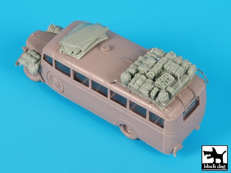 Black Dog T72102 Opel Blitz Omnibus accessories set for Roden 1/72 – zdjęcie 3