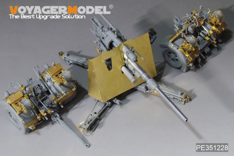Voyager Model PE351228 WWII German 88mm Gun FlaK36 Upgrade Set (For Border BT-013) 1/35 – zdjęcie 4