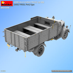 Miniart 35445 Camion cargo allemand 3 tonnes 3.6-36S Première production Type PmQ 1/35 – image 11