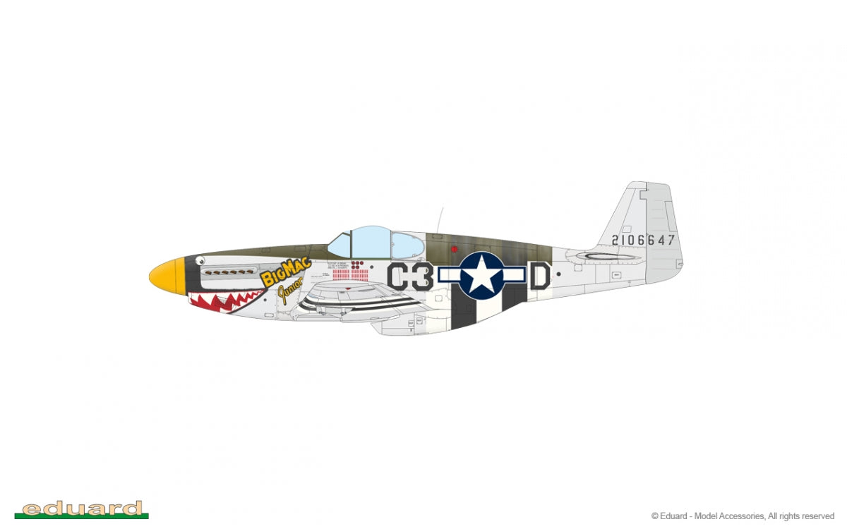 Eduard 11181 OVERLORD: D-DAY MUSTANGS / P-51B MUSTANG DUAL COMBO 1/48 – zdjęcie 11