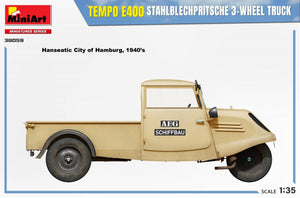 MiniArt 38059 TEMPO E400 STAHLBLECHPRITSCHE 3-WHEEL TRUCK 1/35 – zdjęcie 6